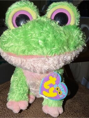 Kiwi The Frog Ty Beanie Boo With Tag